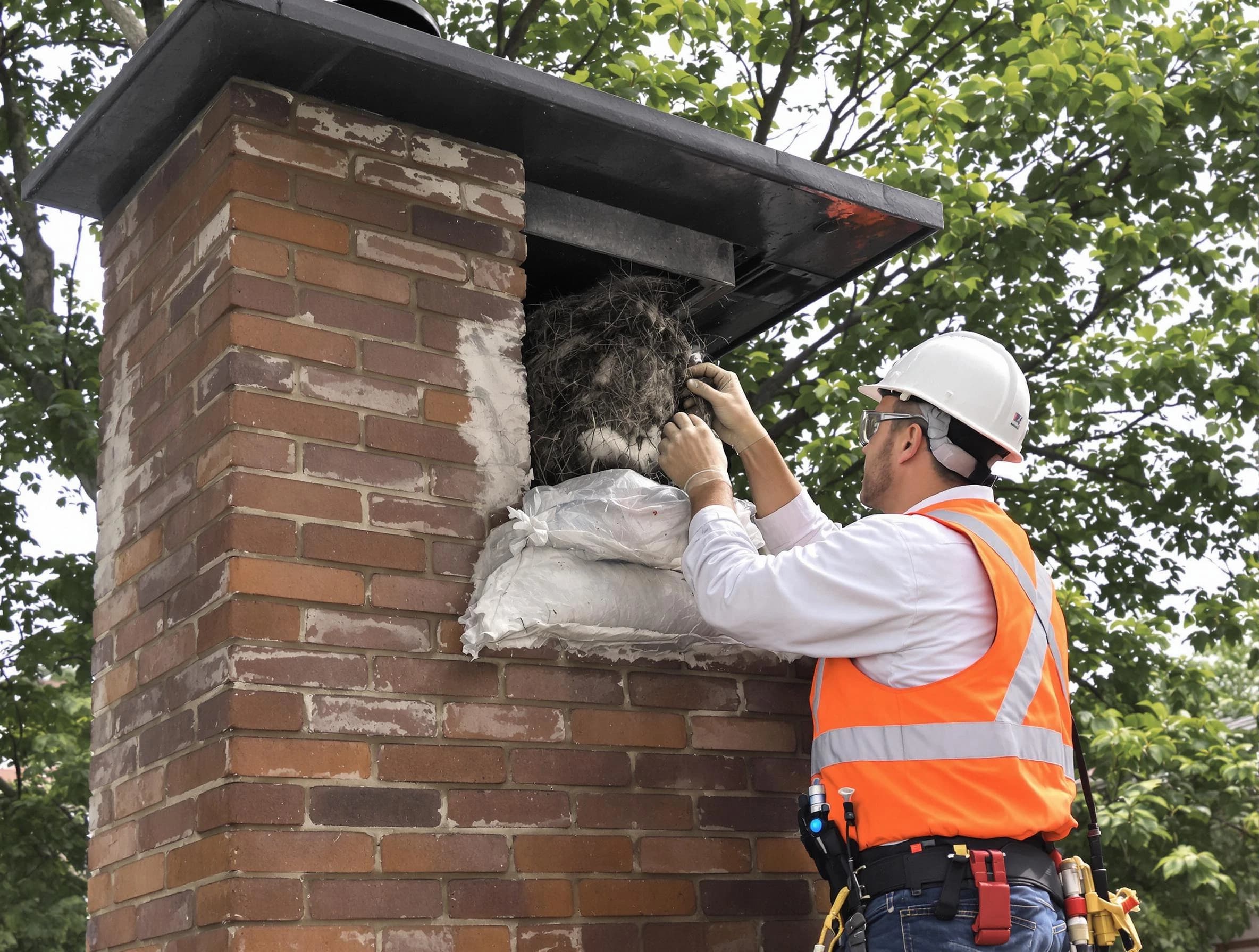 Humane removal of debris and animals by Berkeley Chimney Sweep in Berkeley, NJ