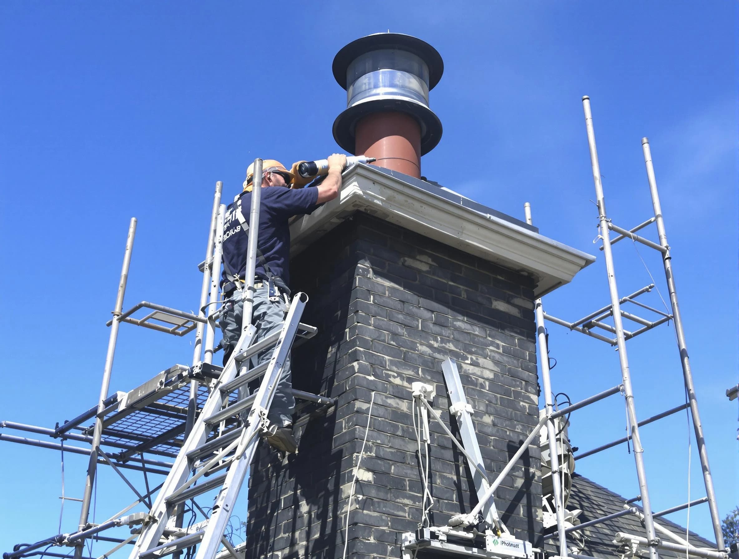 Sturdy chimney crown finished by Berkeley Chimney Sweep in Berkeley, NJ