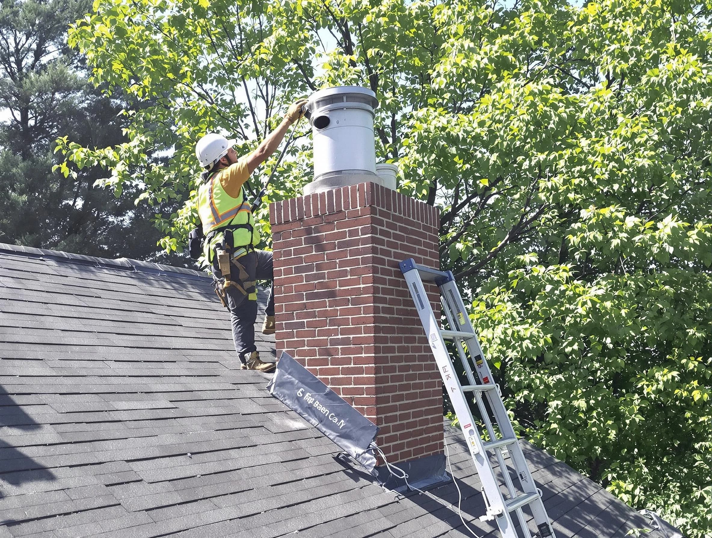 Chimney liner inspection by Berkeley Chimney Sweep in Berkeley, NJ