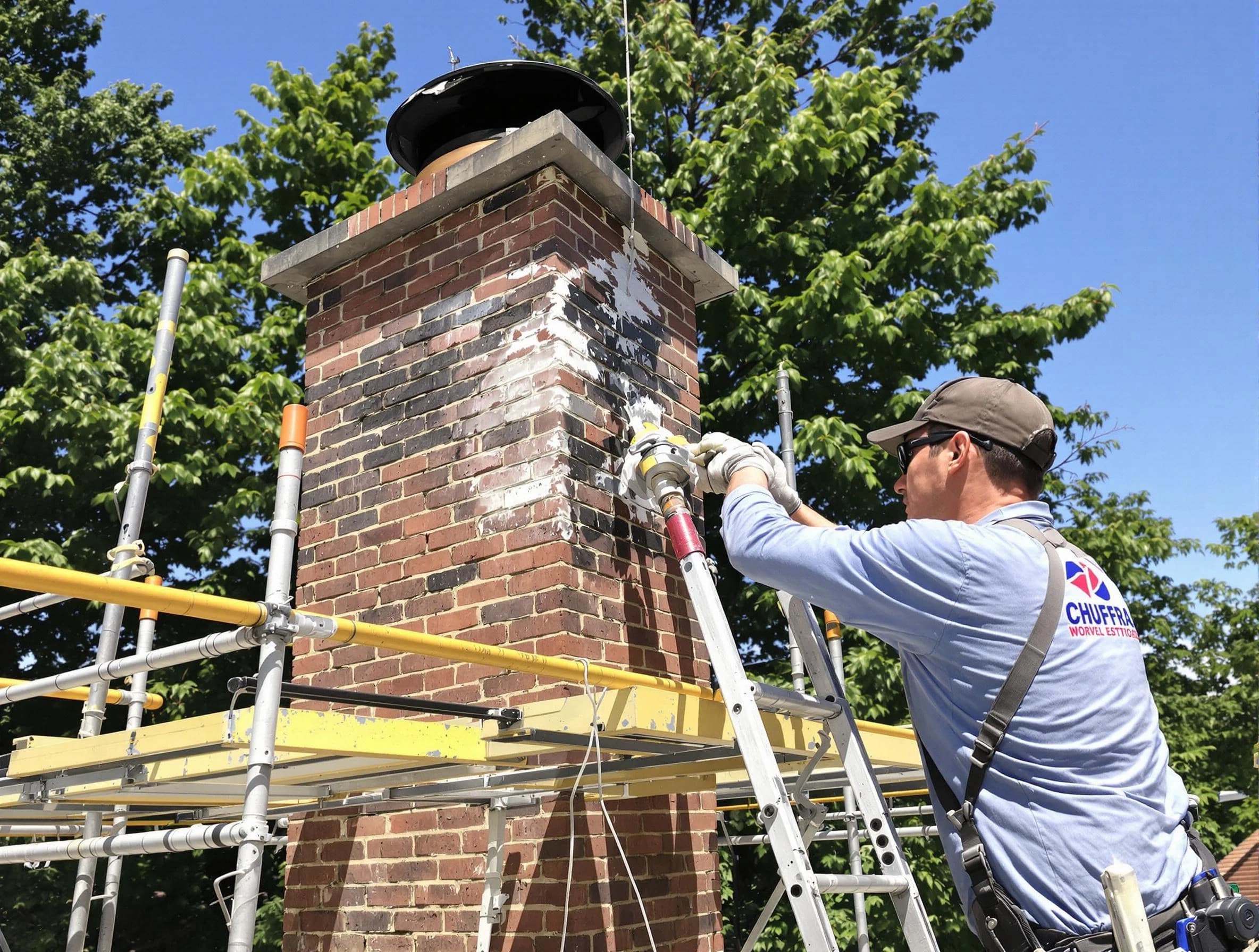 Structural chimney repair by Berkeley Chimney Sweep in Berkeley, NJ